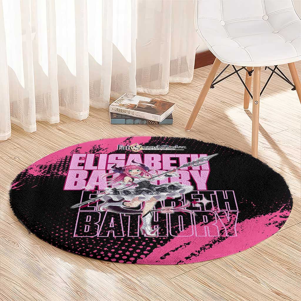 Elisabeth Bathory Fate Grand Order Round Carpet Gothic Anime Splash Art Style