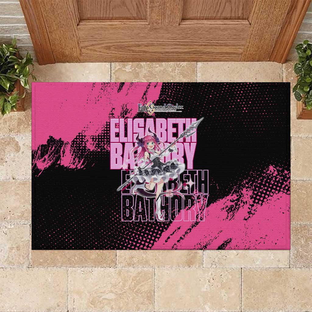 Elisabeth Bathory Fate Grand Order Rubber Doormat Gothic Anime Splash Art Style