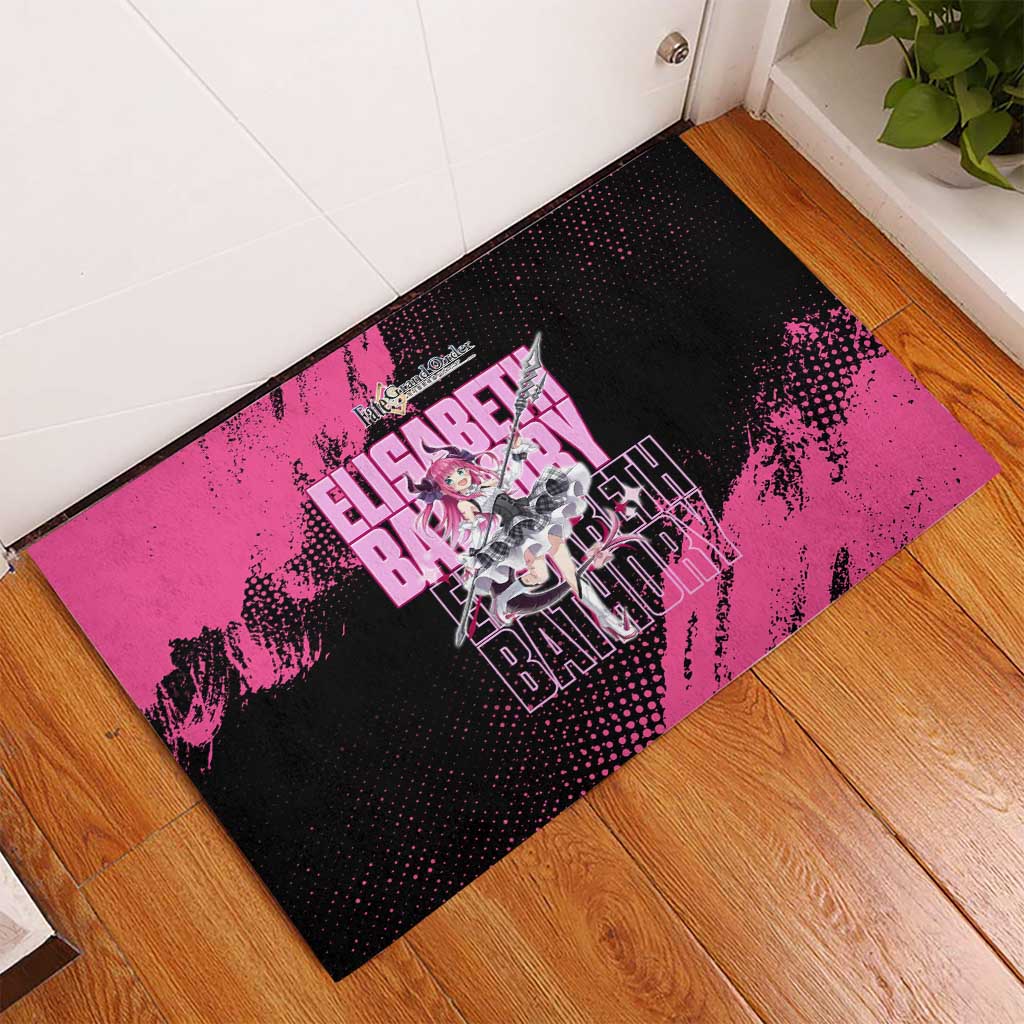 Elisabeth Bathory Fate Grand Order Rubber Doormat Gothic Anime Splash Art Style