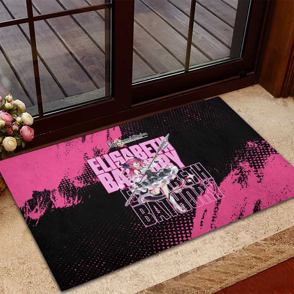 Elisabeth Bathory Fate Grand Order Rubber Doormat Gothic Anime Splash Art Style