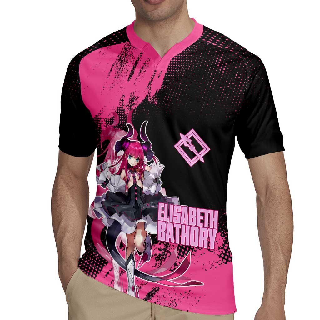 Elisabeth Bathory Fate Grand Order Rugby Jersey Gothic Anime Splash Art Style