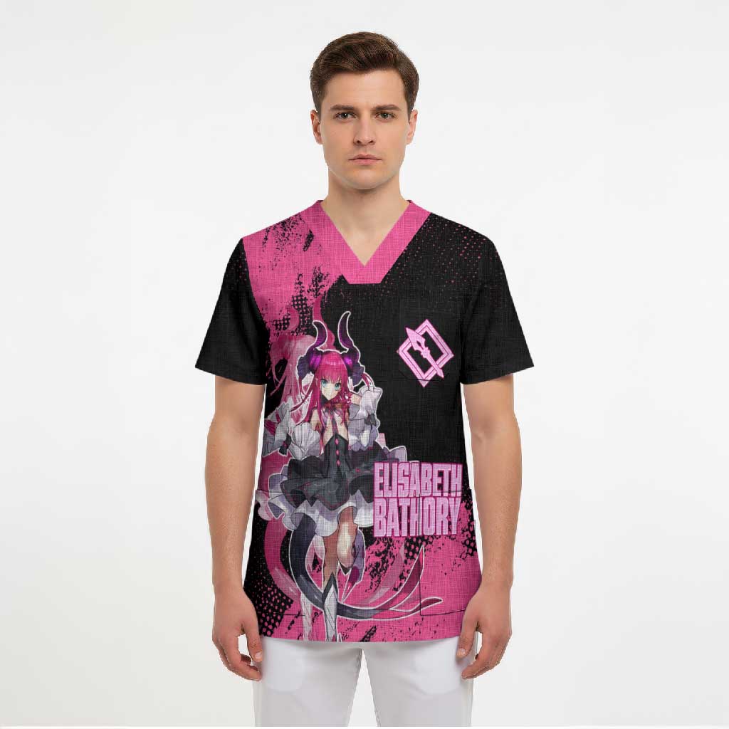 Elisabeth Bathory Fate Grand Order Scrub Top Gothic Anime Splash Art Style
