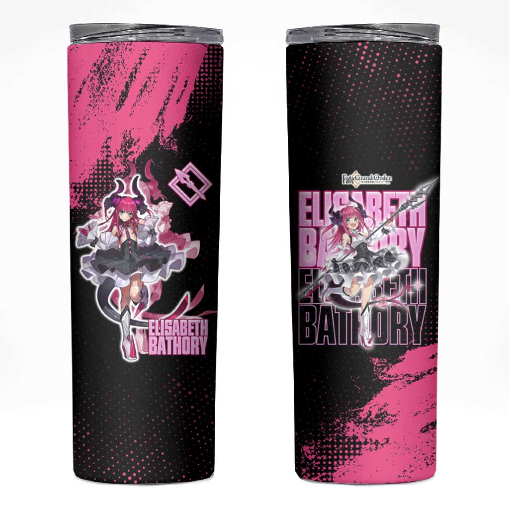 Elisabeth Bathory Fate Grand Order Skinny Tumbler Gothic Anime Splash Art Style