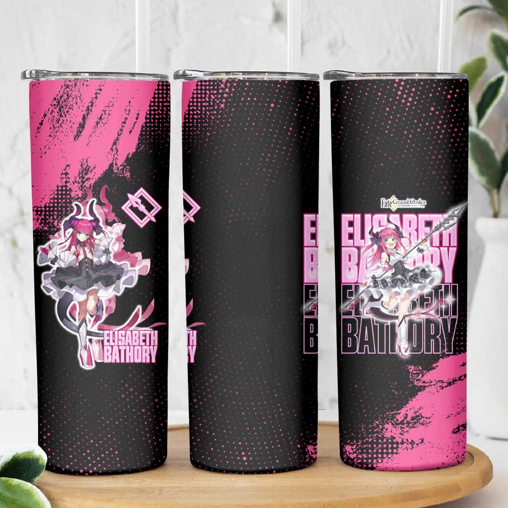 Elisabeth Bathory Fate Grand Order Skinny Tumbler Gothic Anime Splash Art Style