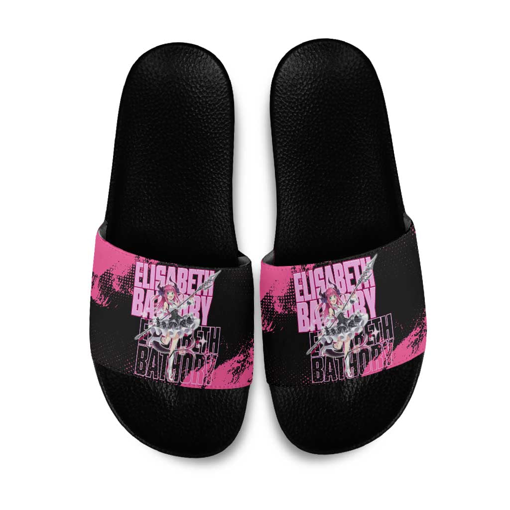 Elisabeth Bathory Fate Grand Order Slide Sandals Gothic Anime Splash Art Style