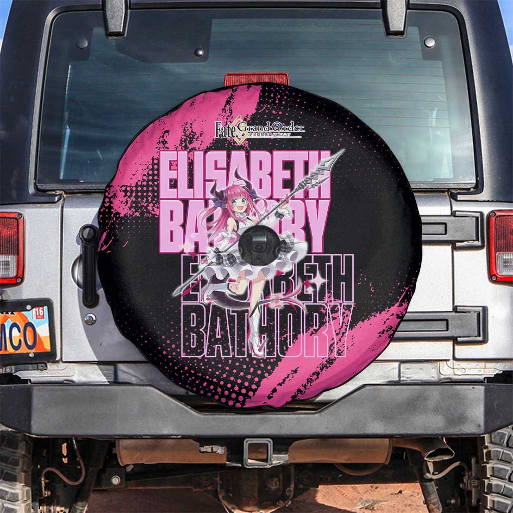 Elisabeth Bathory Fate Grand Order Spare Tire Cover Gothic Anime Splash Art Style