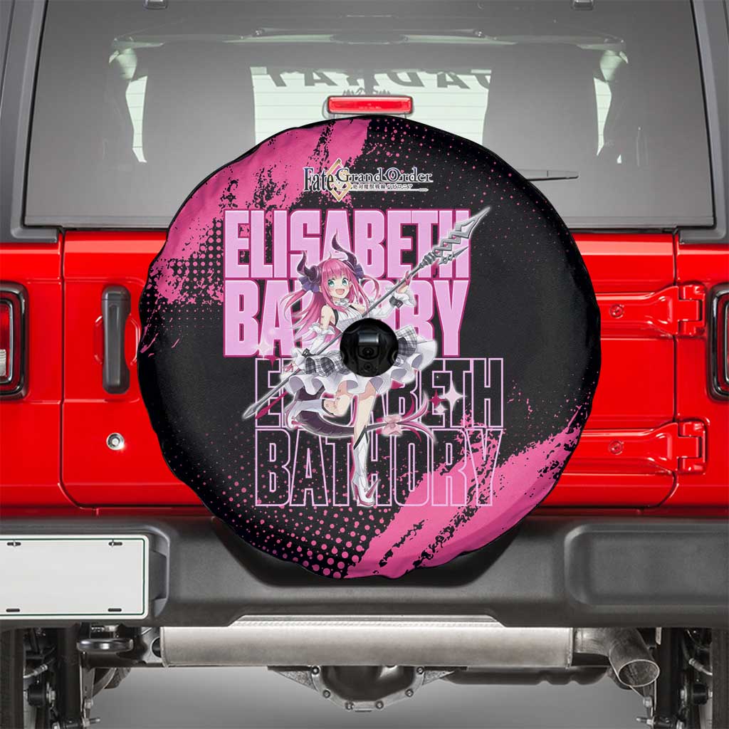 Elisabeth Bathory Fate Grand Order Spare Tire Cover Gothic Anime Splash Art Style