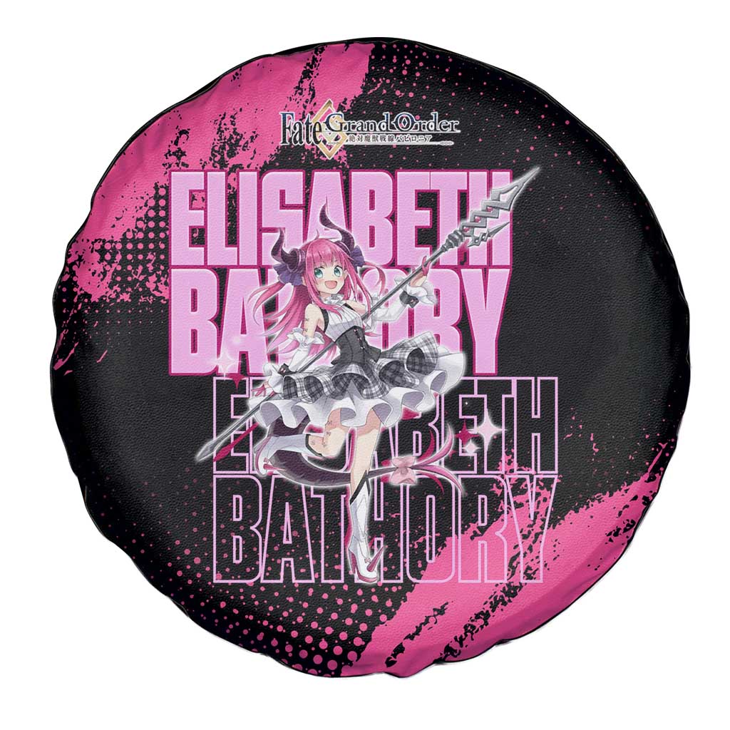 Elisabeth Bathory Fate Grand Order Spare Tire Cover Gothic Anime Splash Art Style