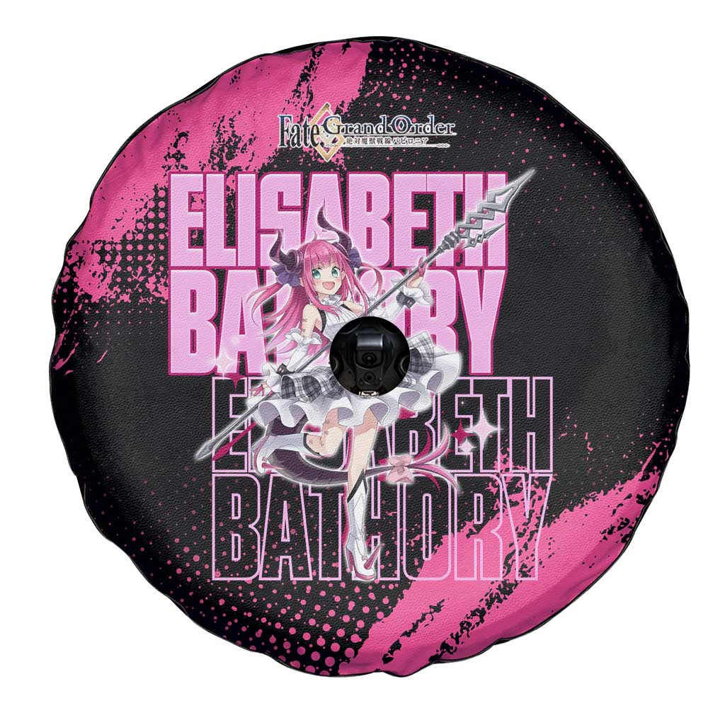Elisabeth Bathory Fate Grand Order Spare Tire Cover Gothic Anime Splash Art Style