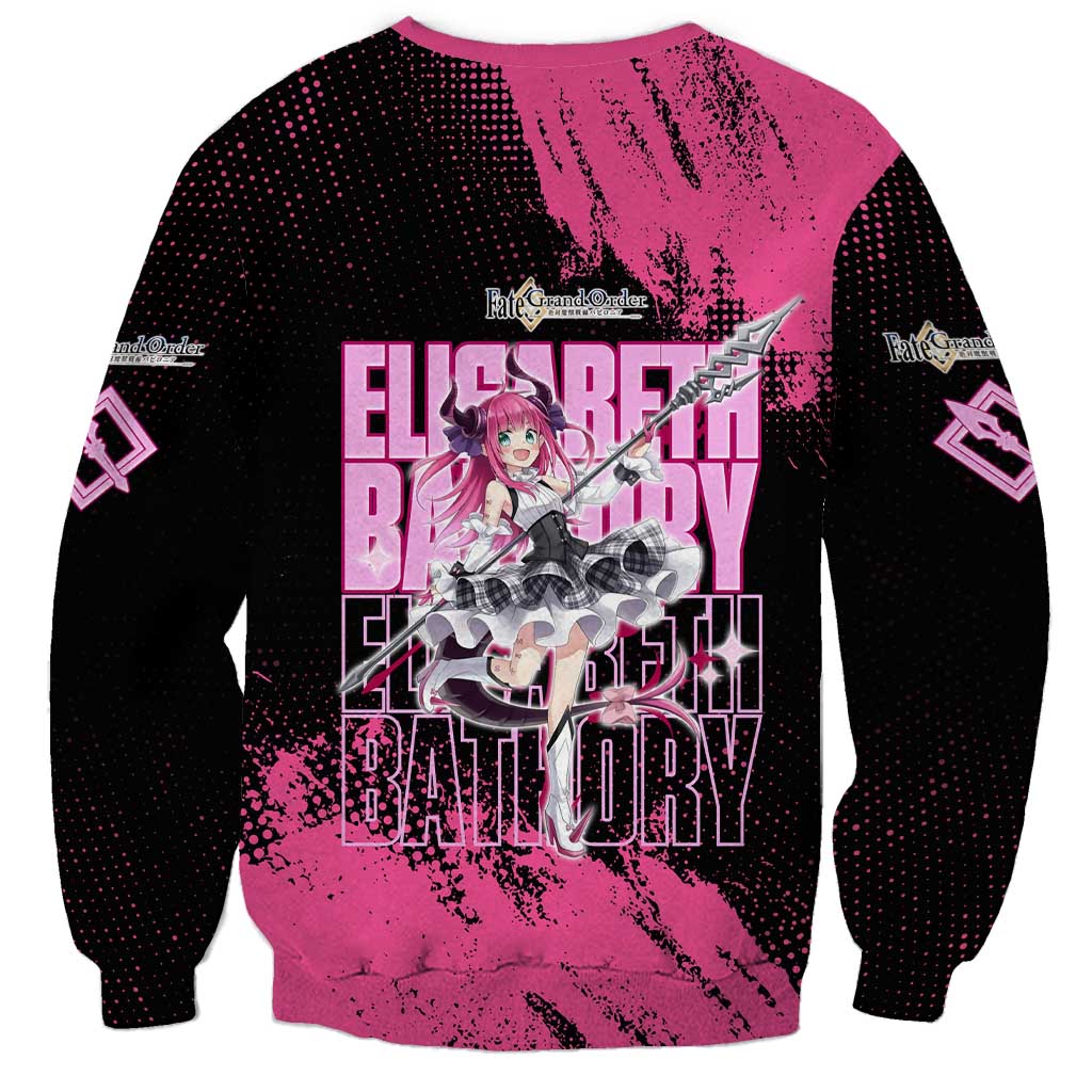 Elisabeth Bathory Fate Grand Order Sweatshirt Gothic Anime Splash Art Style