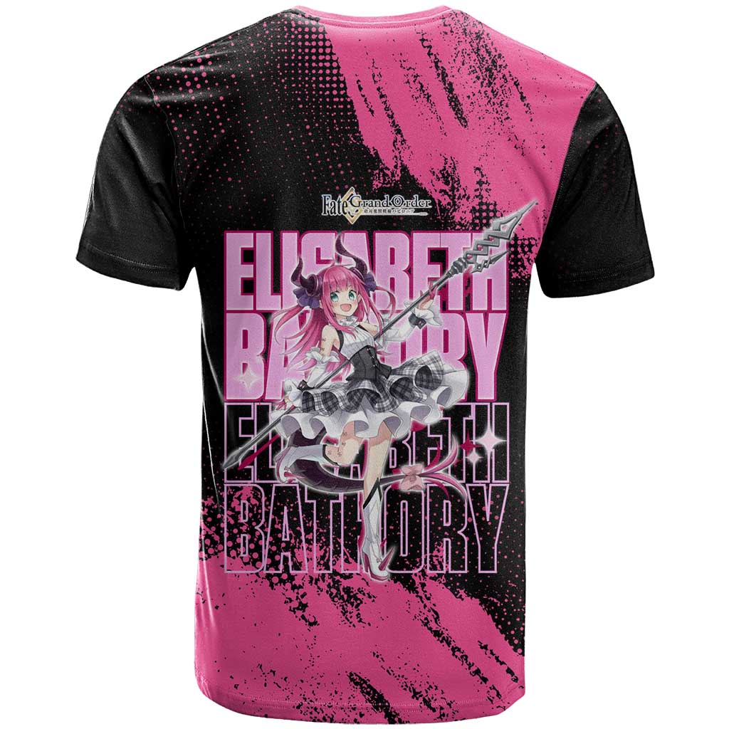 Elisabeth Bathory Fate Grand Order T Shirt Gothic Anime Splash Art Style