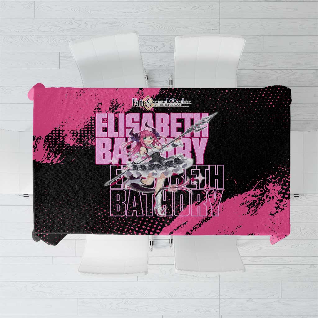 Elisabeth Bathory Fate Grand Order Tablecloth Gothic Anime Splash Art Style