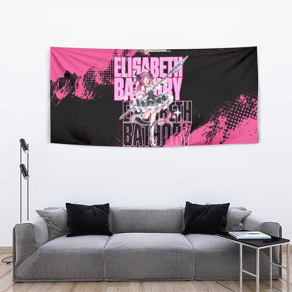 Elisabeth Bathory Fate Grand Order Tapestry Gothic Anime Splash Art Style