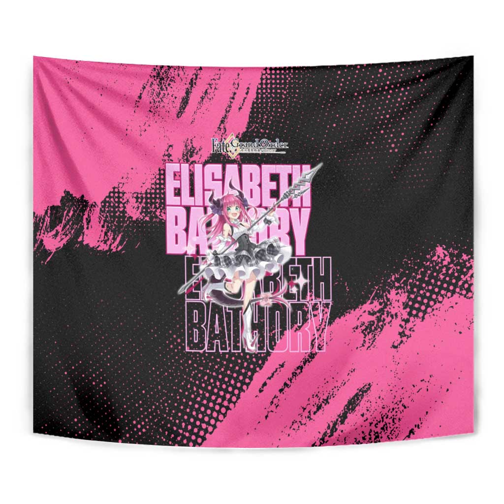 Elisabeth Bathory Fate Grand Order Tapestry Gothic Anime Splash Art Style