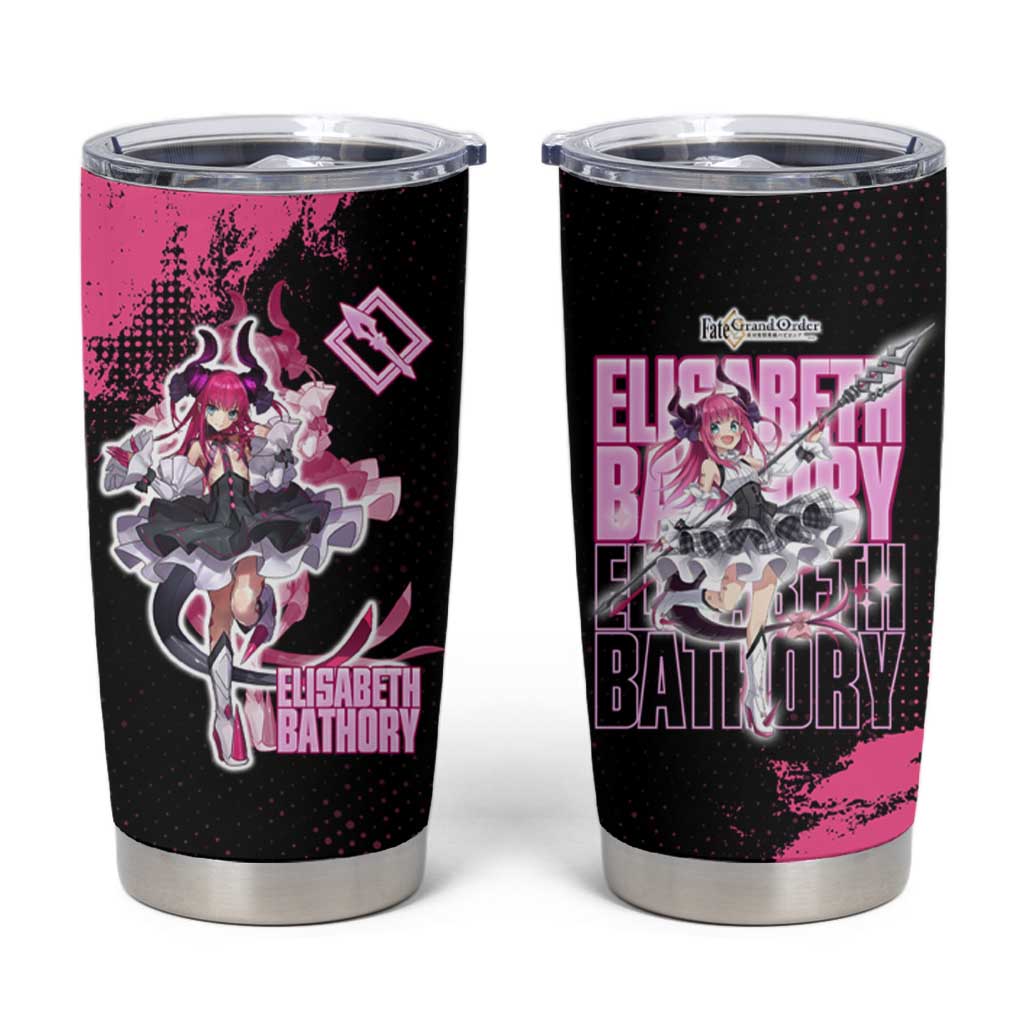 Elisabeth Bathory Fate Grand Order Tumbler Cup Gothic Anime Splash Art Style