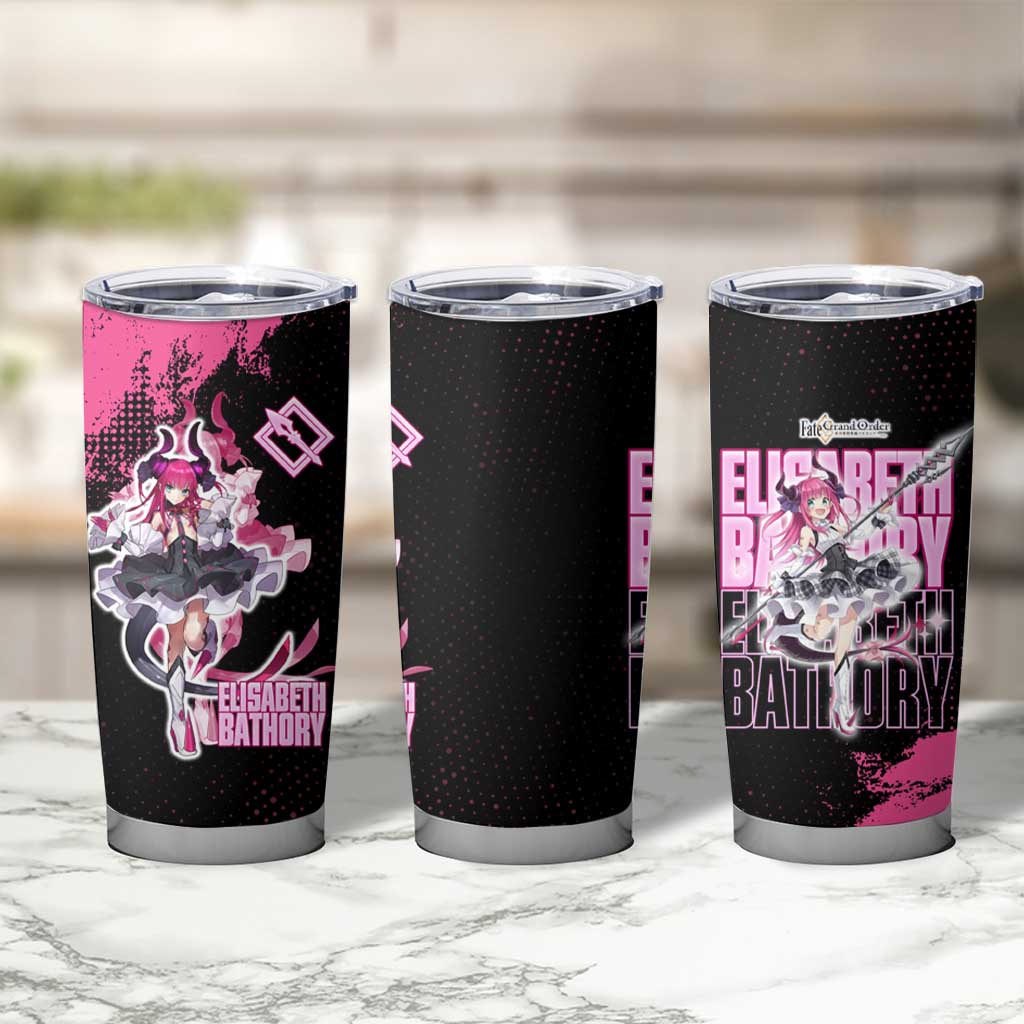 Elisabeth Bathory Fate Grand Order Tumbler Cup Gothic Anime Splash Art Style