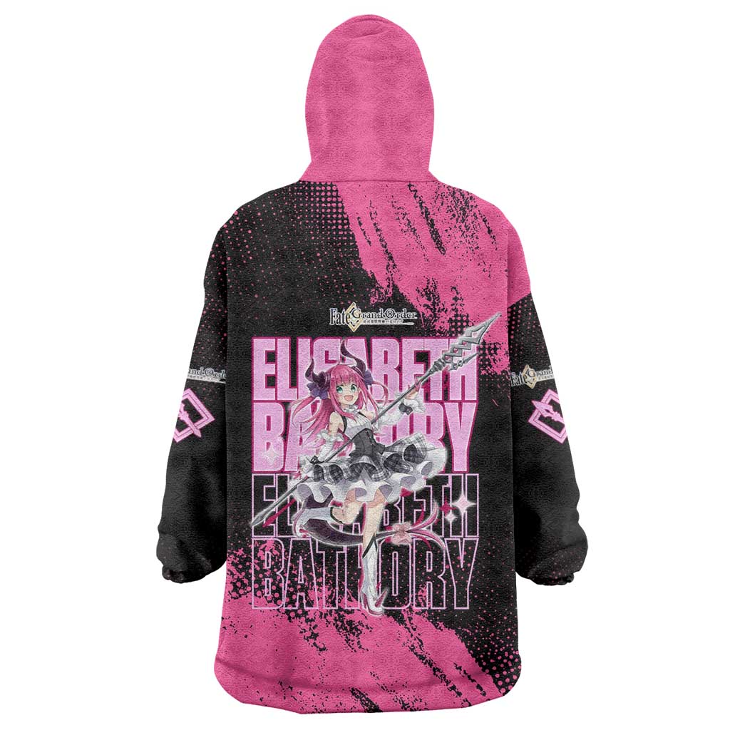 Elisabeth Bathory Fate Grand Order Wearable Blanket Hoodie Gothic Anime Splash Art Style