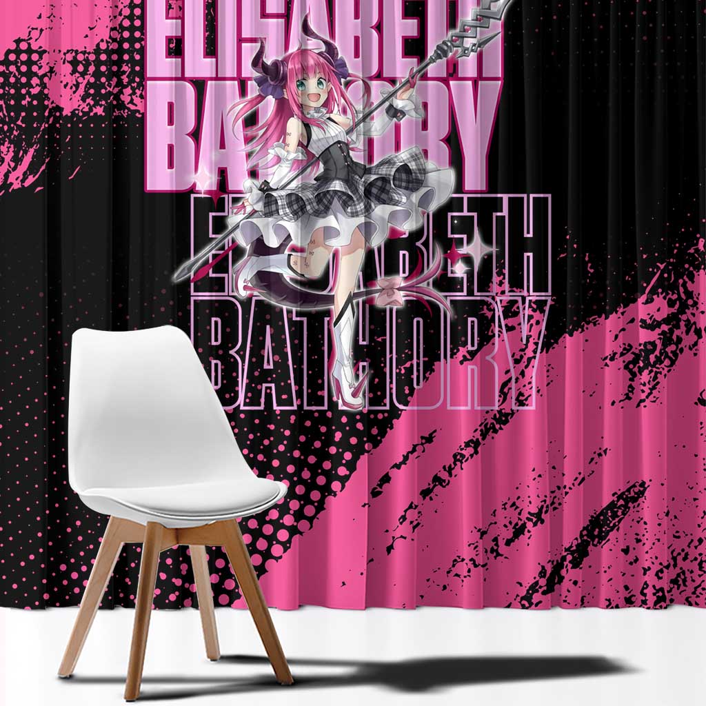 Elisabeth Bathory Fate Grand Order Window Curtain Gothic Anime Splash Art Style
