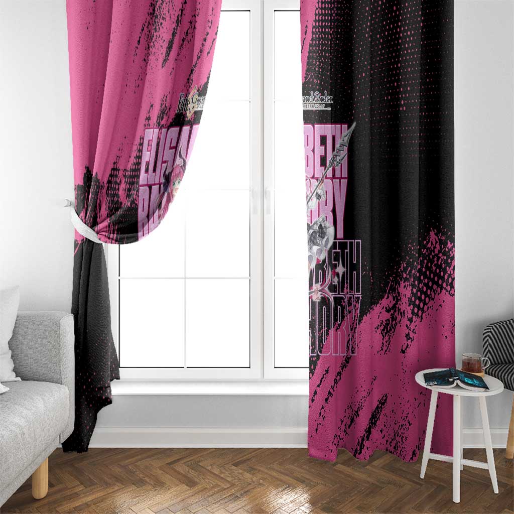 Elisabeth Bathory Fate Grand Order Window Curtain Gothic Anime Splash Art Style