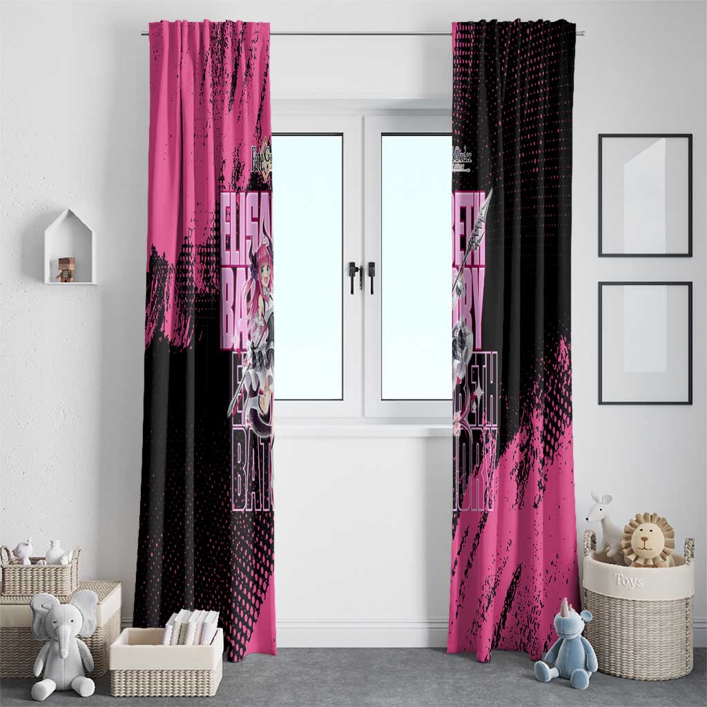 Elisabeth Bathory Fate Grand Order Window Curtain Gothic Anime Splash Art Style
