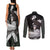 Neji Hyuga - Naruto Couples Matching Tank Maxi Dress and Long Sleeve Button Shirt