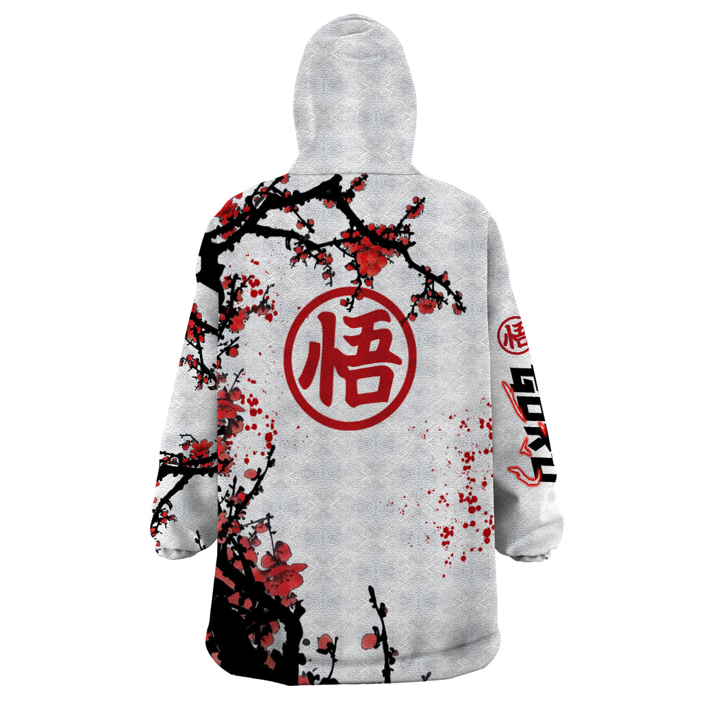 Goku - Style Dragon Ball Anime Wearable Blanket Hoodie