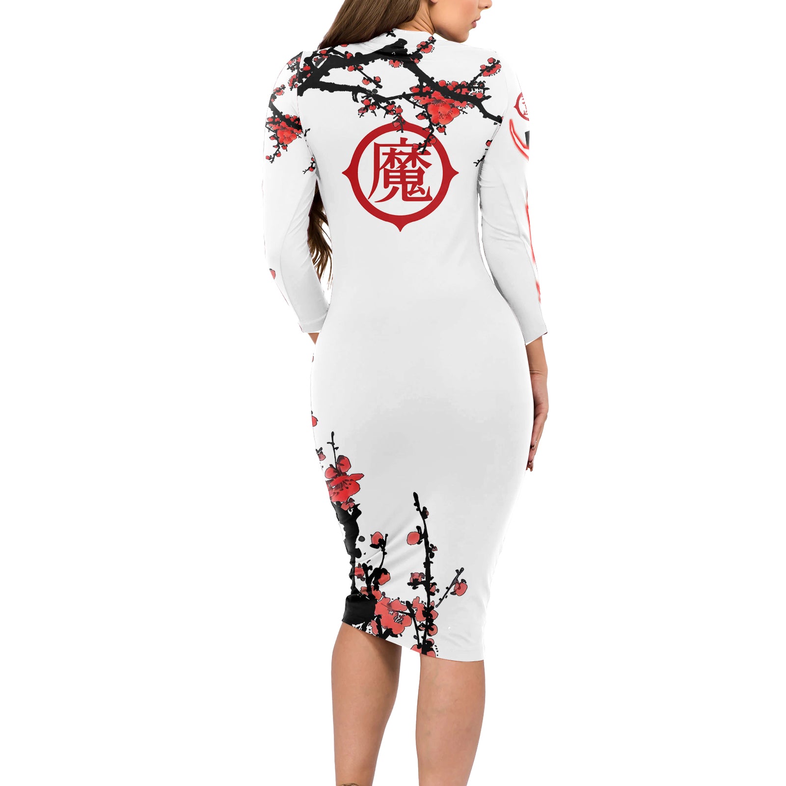 Piccolo - Japan Style Anime Long Sleeve Bodycon Dress