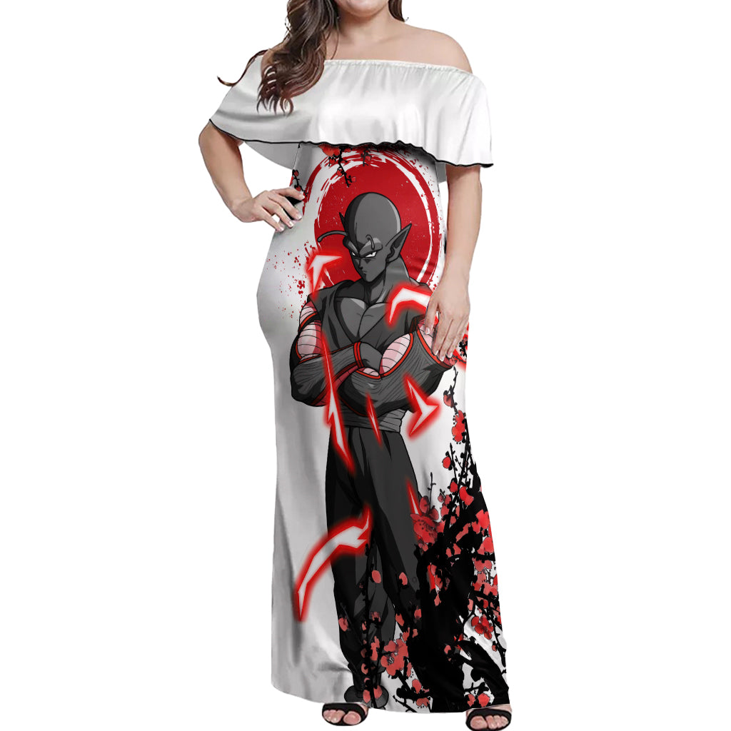 Piccolo - Japan Style Anime Off Shoulder Maxi Dress