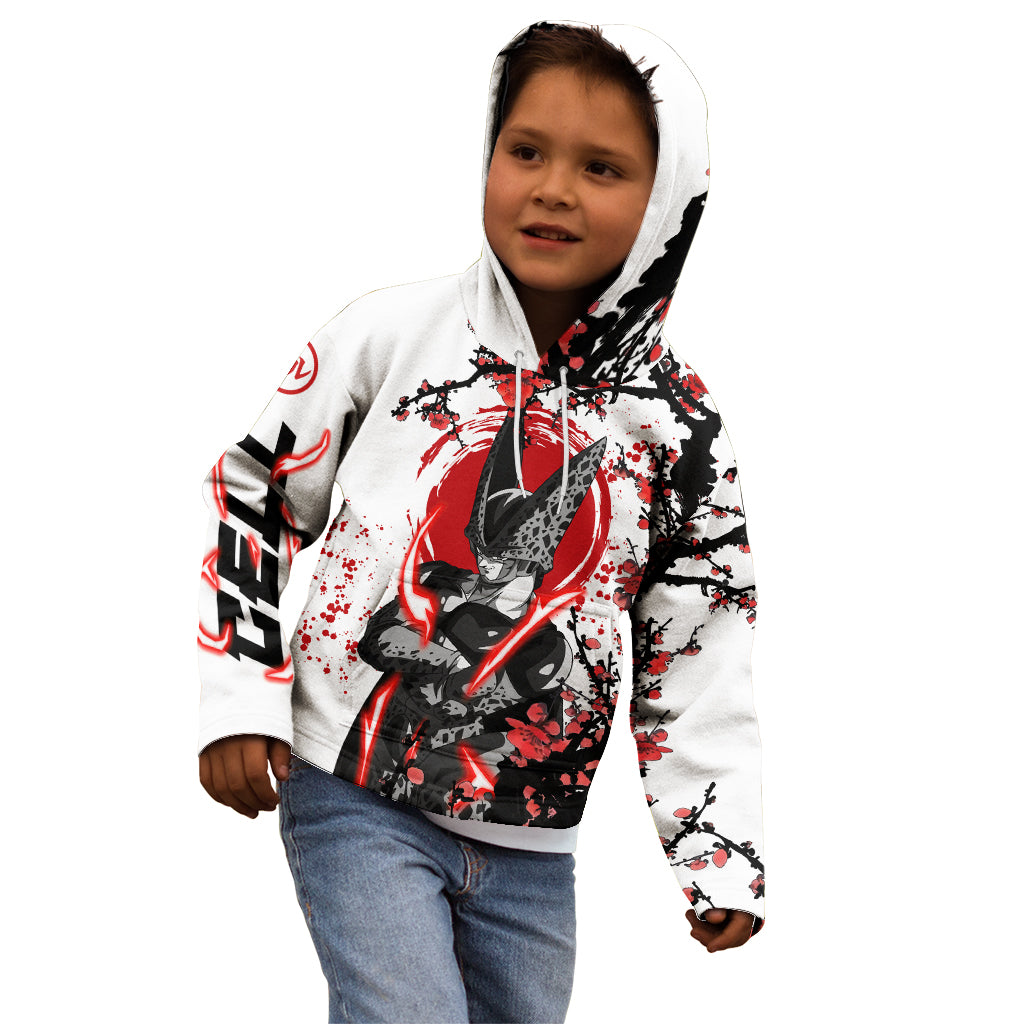 Perfect Cell - Style Anime Kid Hoodie