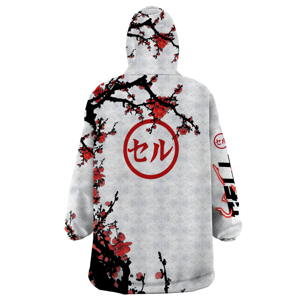 Perfect Cell - Style Anime Wearable Blanket Hoodie