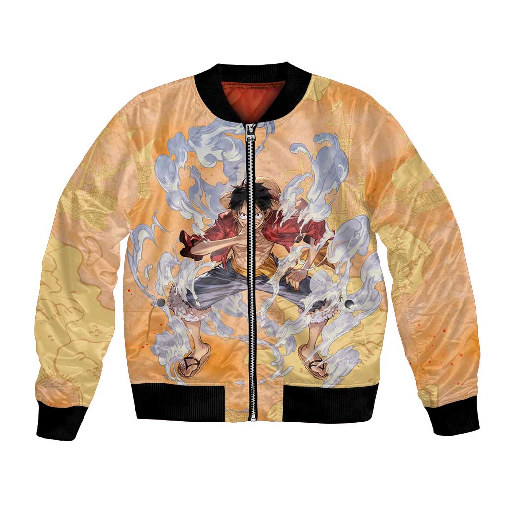 Monkey D. Luffy - One Piece Bomber Jacket Anime Style
