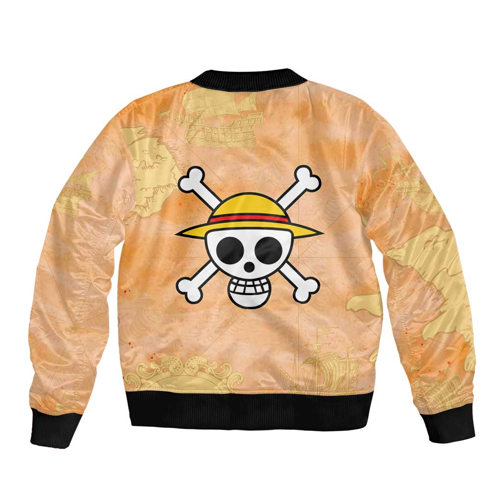 Monkey D. Luffy - One Piece Bomber Jacket Anime Style