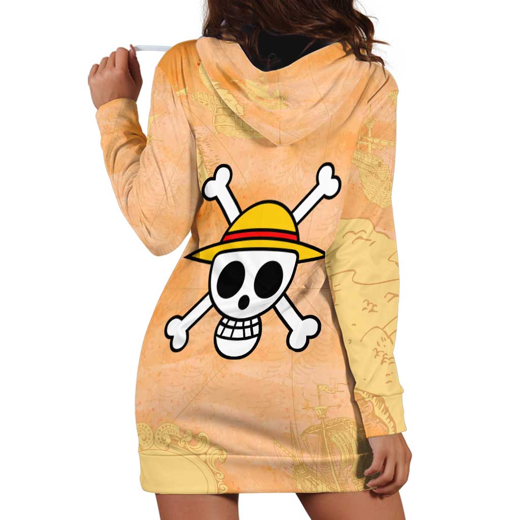 Monkey D. Luffy - One Piece Hoodie Dress Anime Style
