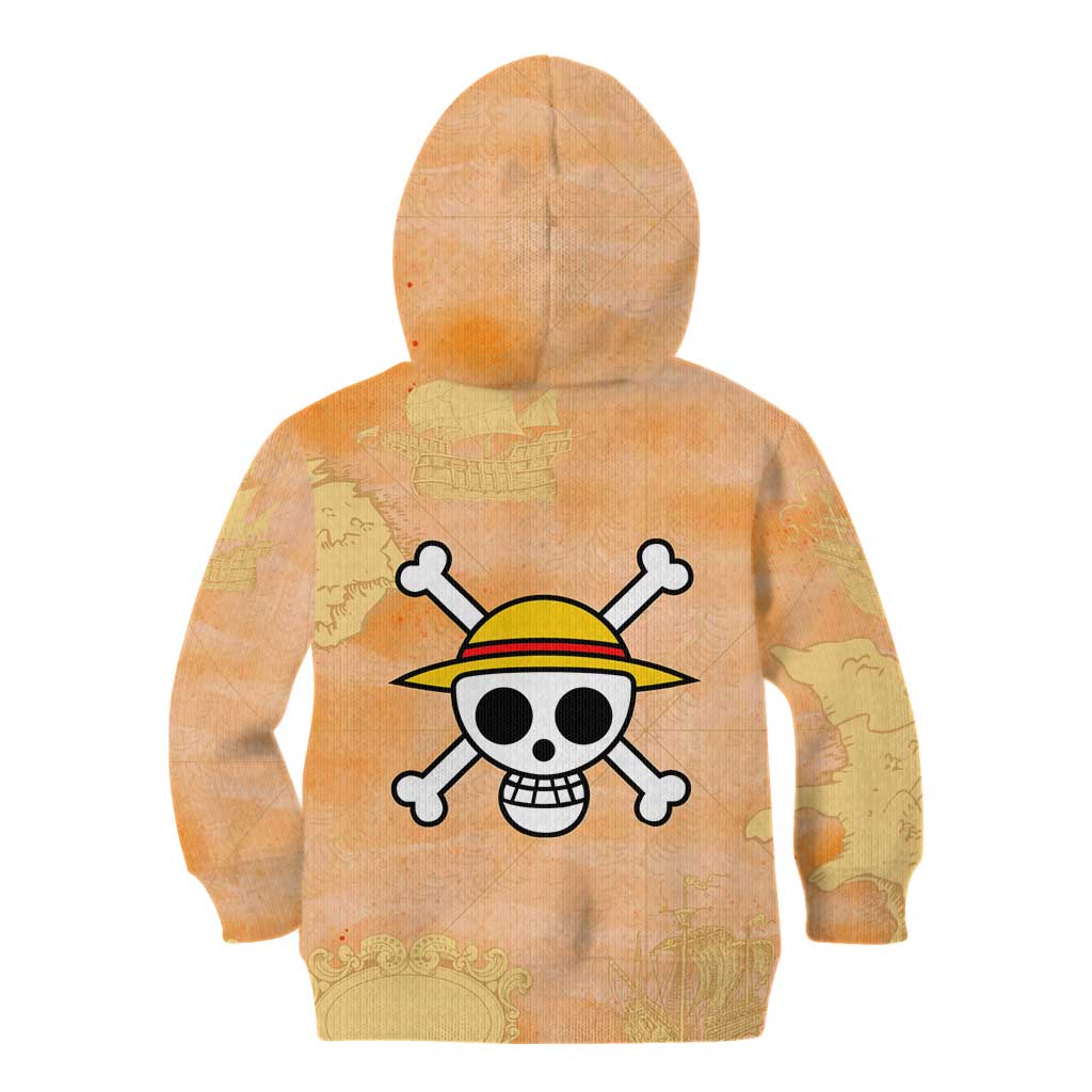 Monkey D. Luffy - One Piece Kid Hoodie Anime Style
