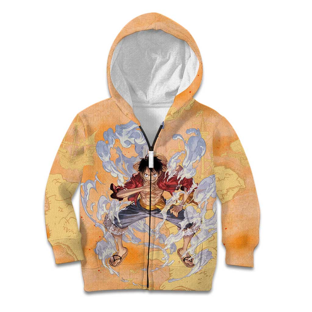 Monkey D. Luffy - One Piece Kid Hoodie Anime Style