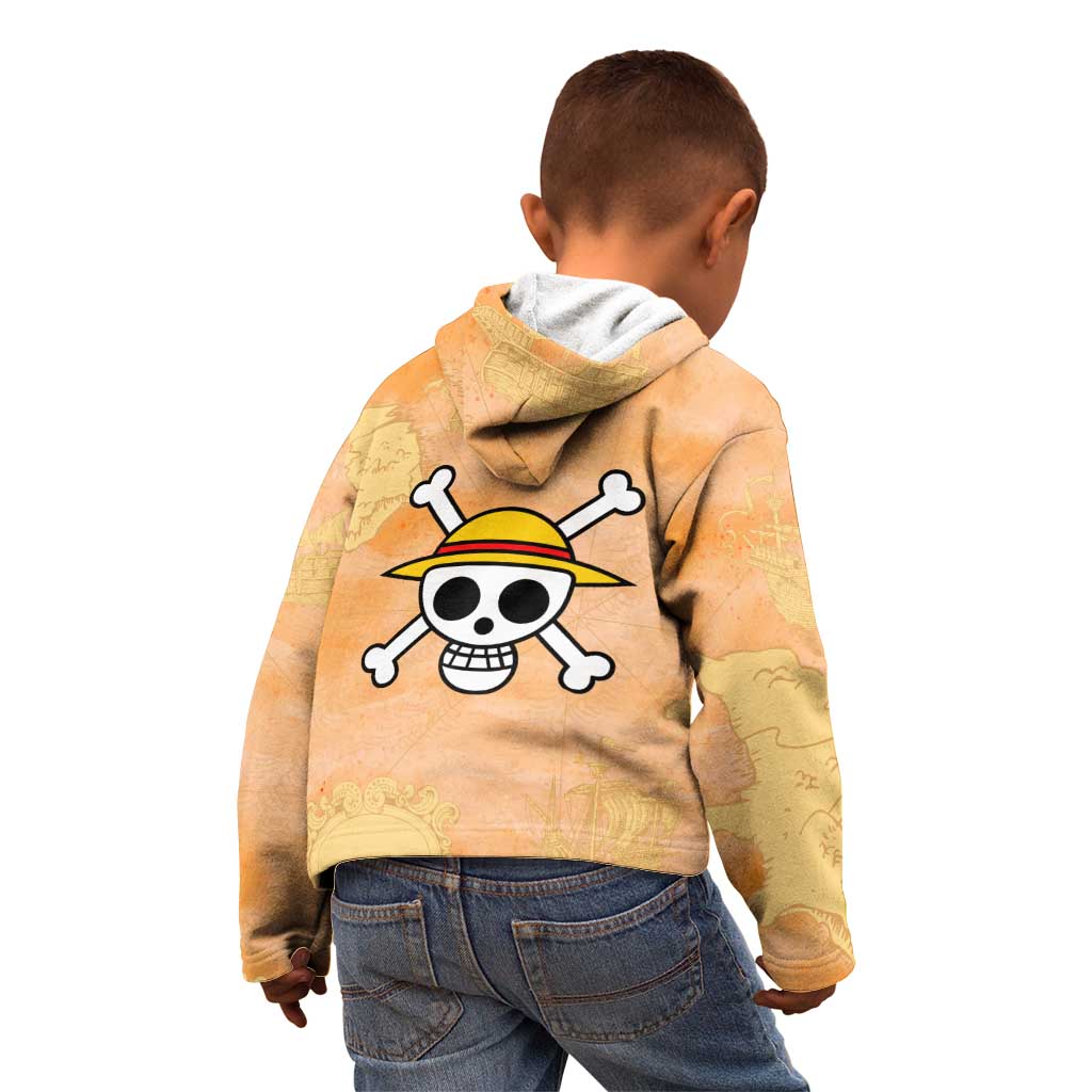 Monkey D. Luffy - One Piece Kid Hoodie Anime Style