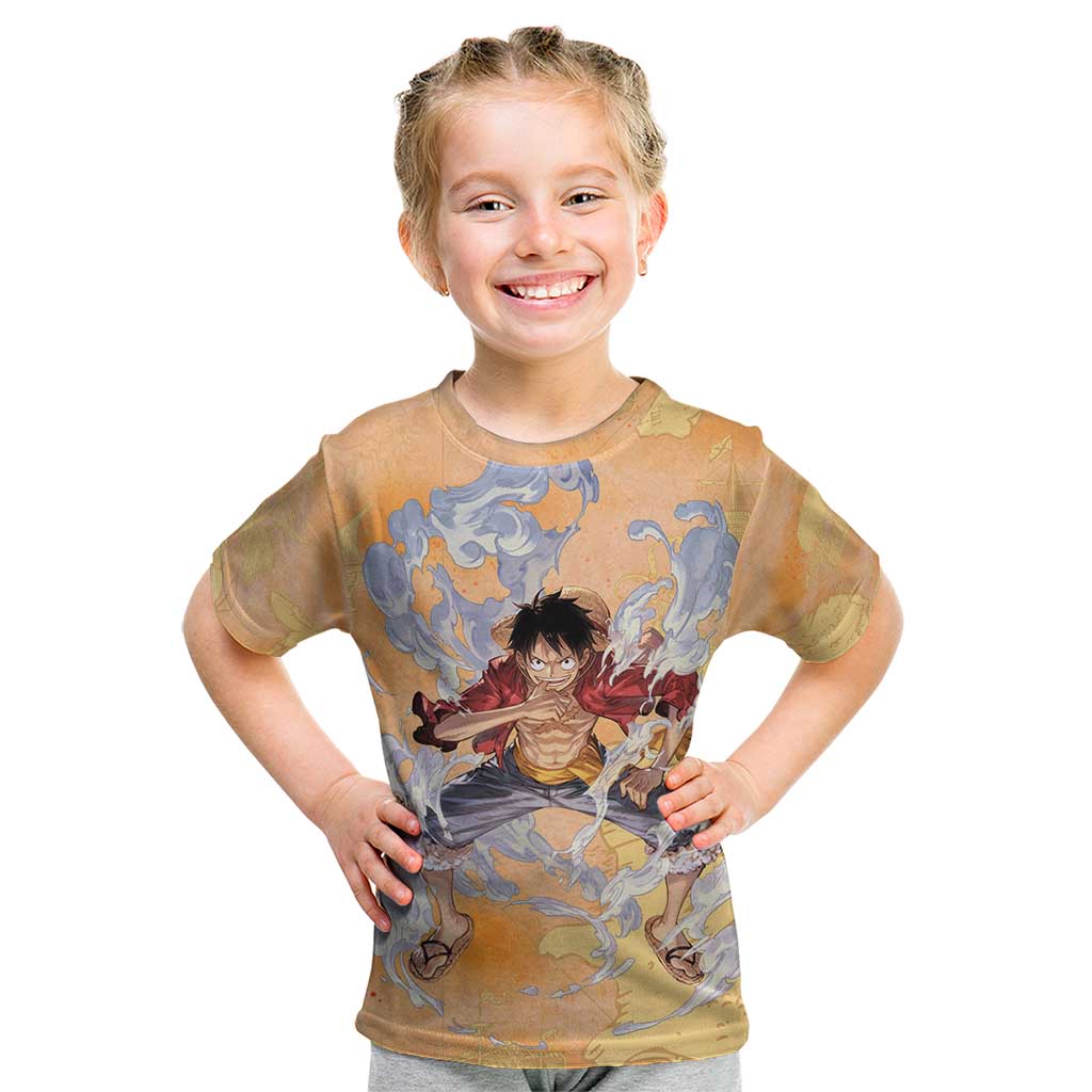 Monkey D. Luffy - One Piece Kid T Shirt Anime Style
