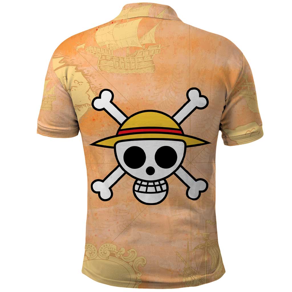 Monkey D. Luffy - One Piece Polo Shirt Anime Style
