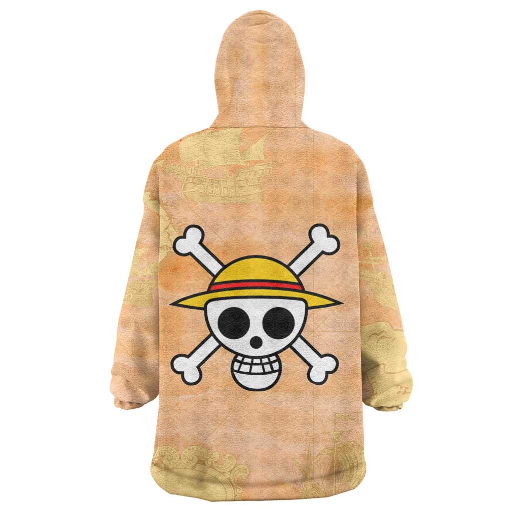 Monkey D. Luffy - One Piece Wearable Blanket Hoodie Anime Style