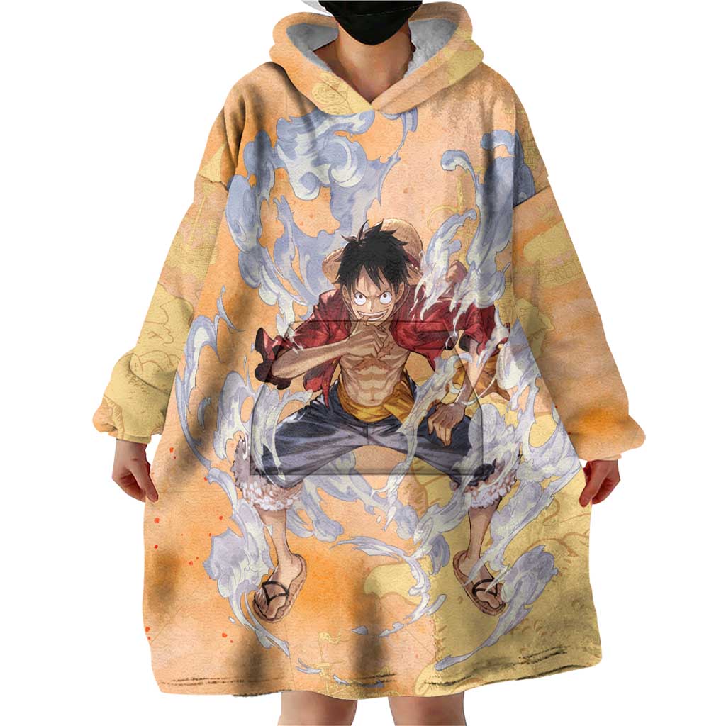 Monkey D. Luffy - One Piece Wearable Blanket Hoodie Anime Style