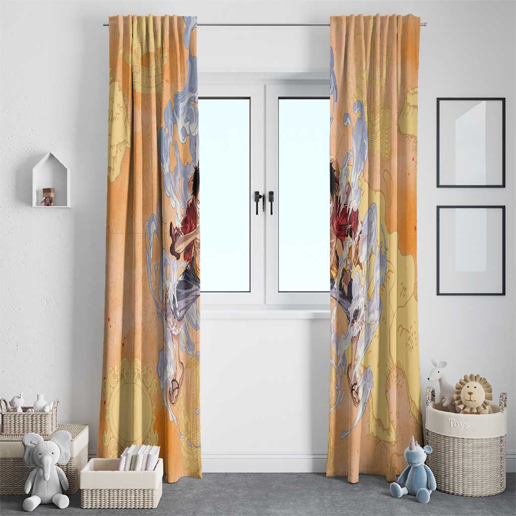 Monkey D. Luffy - One Piece Window Curtain Anime Style