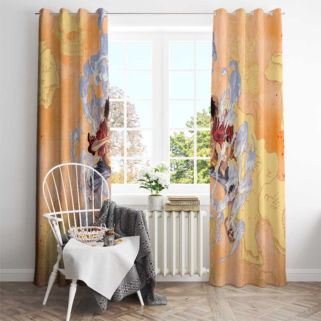 Monkey D. Luffy - One Piece Window Curtain Anime Style