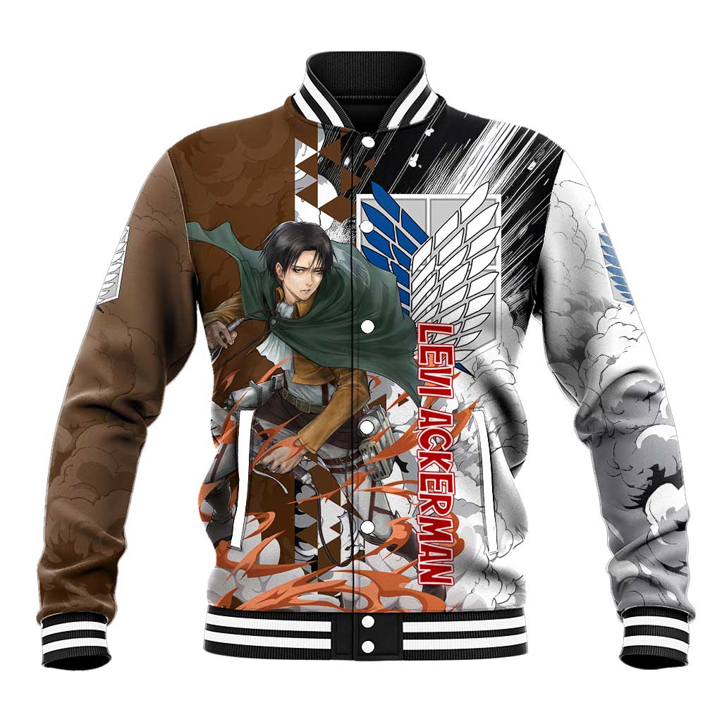 Levi Ackerman - Attack On Titan Baseball Jacket Anime Style