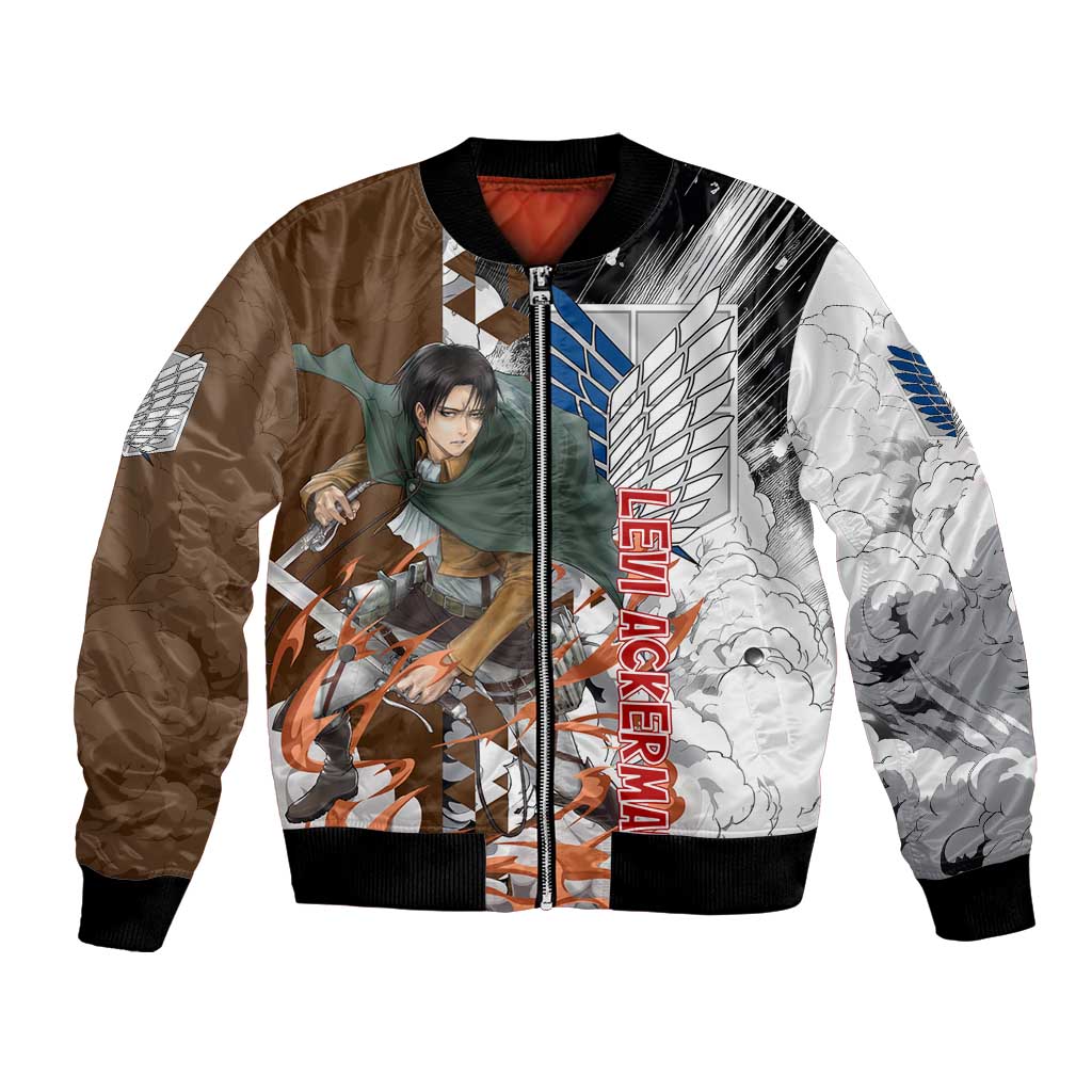 Levi Ackerman - Attack On Titan Bomber Jacket Anime Style