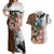 Levi Ackerman - Attack On Titan Couples Matching Off Shoulder Maxi Dress and Hawaiian Shirt Anime Style