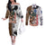 Levi Ackerman - Attack On Titan Couples Matching Off The Shoulder Long Sleeve Dress and Long Sleeve Button Shirt Anime Style