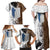 Levi Ackerman - Attack On Titan Family Matching Off Shoulder Maxi Dress and Hawaiian Shirt Anime Style