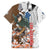 Levi Ackerman - Attack On Titan Family Matching Off Shoulder Maxi Dress and Hawaiian Shirt Anime Style