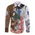 Levi Ackerman - Attack On Titan Family Matching Off Shoulder Maxi Dress and Hawaiian Shirt Anime Style