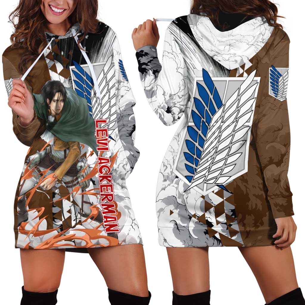 Levi Ackerman - Attack On Titan Hoodie Dress Anime Style